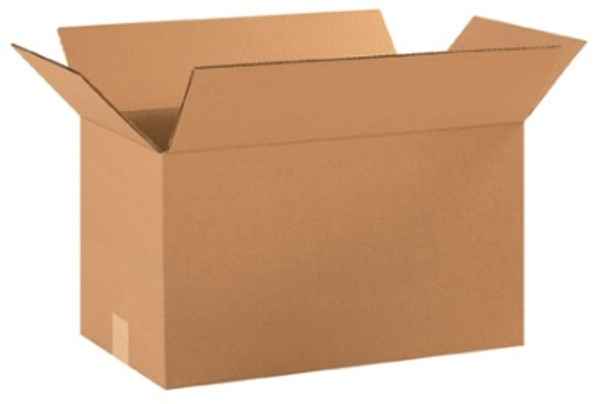 18" x 10" x 10" (ECT-32) Kraft Corrugated Cardboard Shipping Boxes