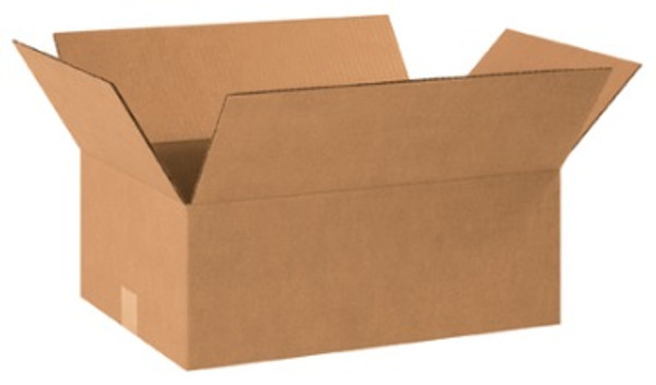 18 1/2" x 12 1/2" x 7" (ECT-32) Kraft Corrugated Cardboard Shipping Boxes