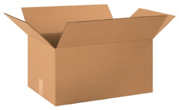 20" x 13" x 10" (ECT-32) Long Kraft Corrugated Cardboard Shipping Boxes