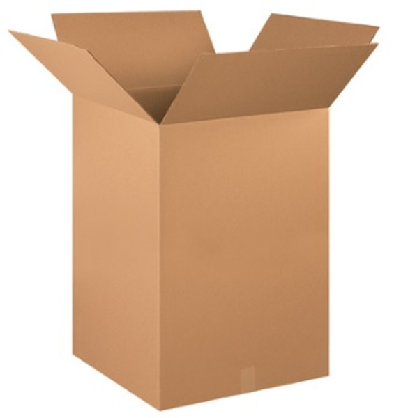 22" x 22" x 30" (ECT-32) Kraft Corrugated Cardboard Shipping Boxes