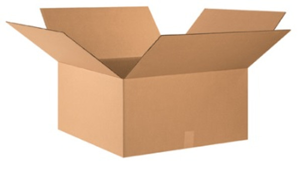 24" x 24" x 12" (ECT-32) Kraft Corrugated Cardboard Shipping Boxes