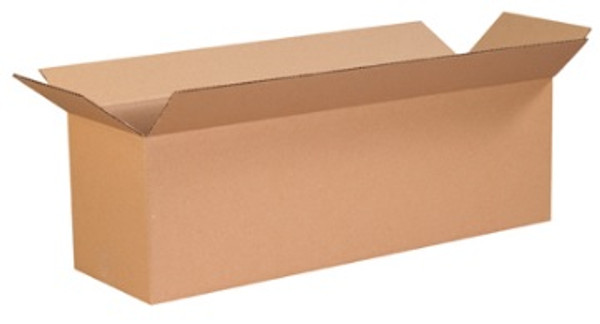 26" x 8" x 8" (ECT-32) Kraft Corrugated Cardboard Shipping Boxes