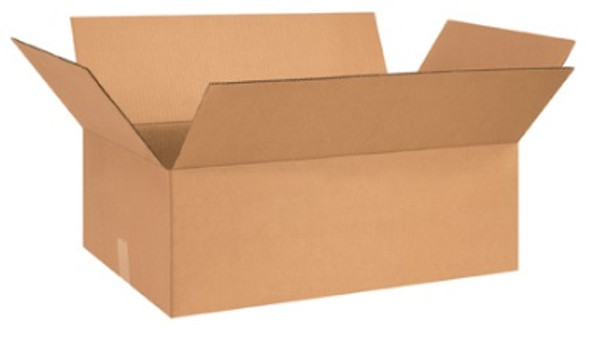 26" x 15" x 7" (ECT-32) Flat Kraft Corrugated Cardboard Shipping Boxes
