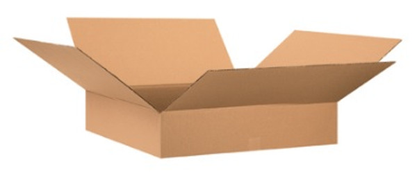 30" x 30" x 6" (ECT-32) Flat Kraft Corrugated Cardboard Shipping Boxes