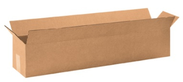 32" x 6" x 6" (ECT-32) Long Kraft Corrugated Cardboard Shipping Boxes