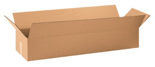 34" x 10" x 6" (ECT-32) Long Kraft Corrugated Cardboard Shipping Boxes