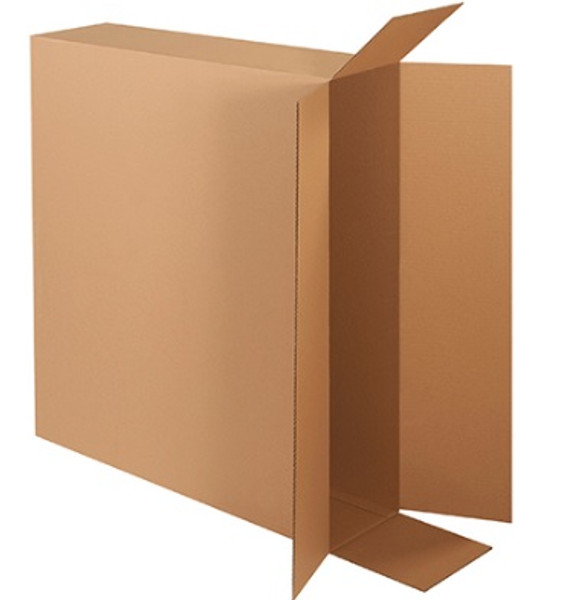 36" x 8" x 30" (ECT-44) Kraft Corrugated Cardboard Side Loading Shipping Boxes, Picture Frame Boxes