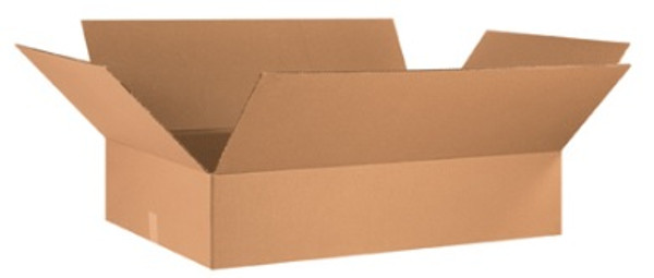 36" x 24" x 8" (ECT-32) Flat Kraft Corrugated Cardboard Shipping Boxes