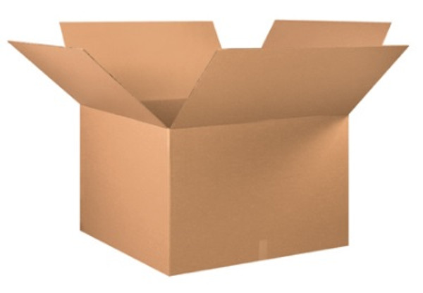 36" x 36" x 24" (ECT-32) Kraft Corrugated Cardboard Shipping Boxes