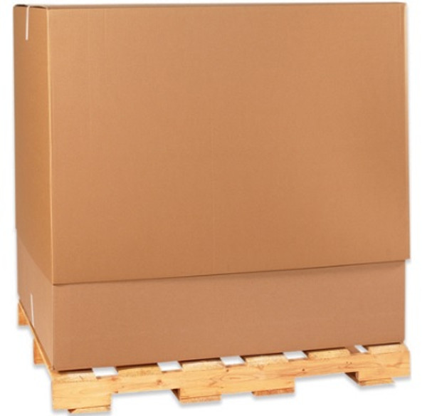 36" x 36" x 40" (ECT-32) Telescoping Inner Box Kraft Corrugated Cardboard Shipping Boxes