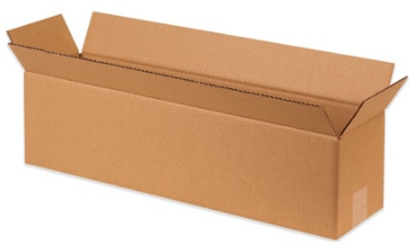 48" x 4" x 4" (ECT-32) Long Kraft Corrugated Cardboard Shipping Boxes