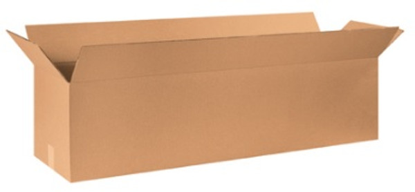 48" x 12" x 12" (ECT-32) Long Kraft Corrugated Cardboard Shipping Boxes