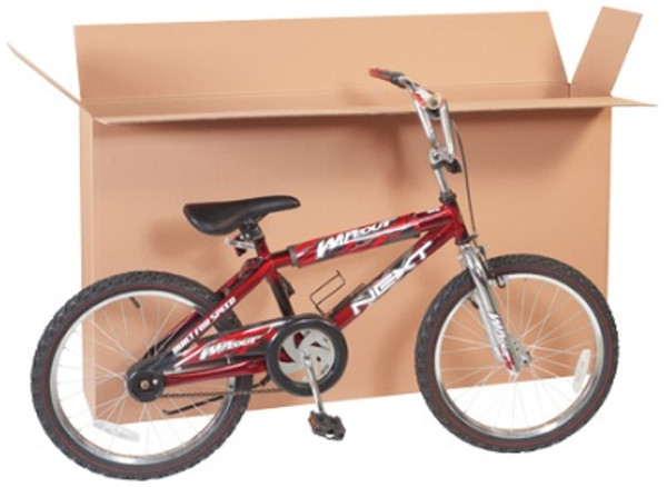54" x 8" x 28" (ECT-44) Kraft Corrugated Cardboard Side Loading Shipping Boxes, Picture Frame Boxes