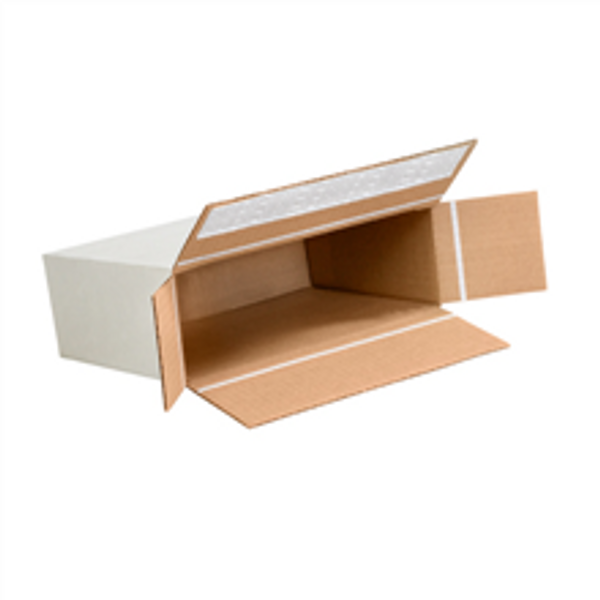 9 1/4" x 3" x 6 3/4" (ECT-32) Corrugated Self Seal Side Loading Boxes 