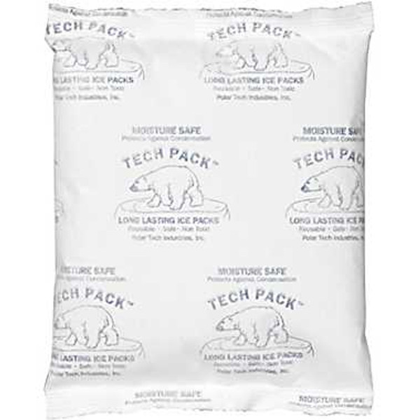 6" x 4" x 3/4" - 8 oz. Tech Pack™ Moisture Safe Cold Packs 