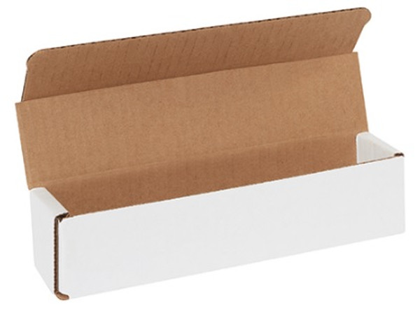 9" x 2" x 2" (ECT-32-B) White Corrugated Cardboard Mailers