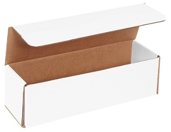 11 1/2" x 3 1/2" x 3 1/2" (ECT-32-B) White Corrugated Cardboard Mailers