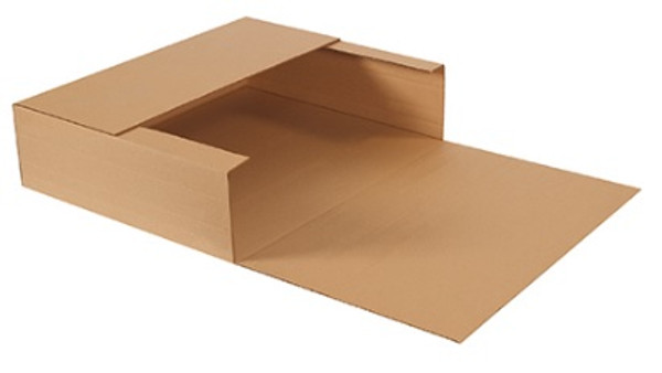 24" x 20" x 6" (200#/ECT-32-C) Kraft Corrugated Cardboard Jumbo Easy-Fold Mailers