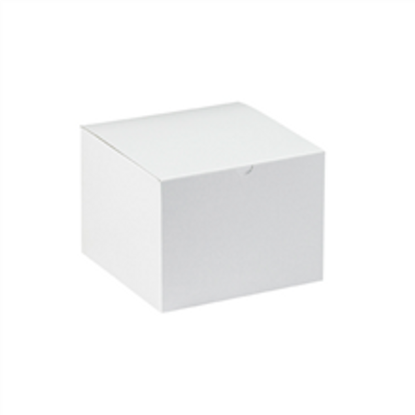 8" x 8" x 6" White Chipboard Gift Carton Boxes