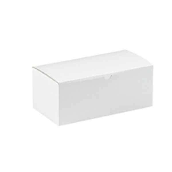 10" x 5" x 4" White Chipboard Gift Carton Boxes