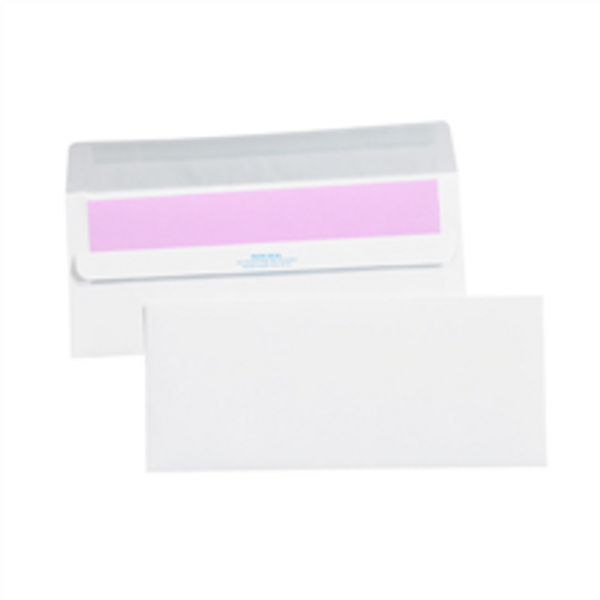 4 1/8" x 9.5" - #10 Plain Redi-Seal White Business Envelopes.