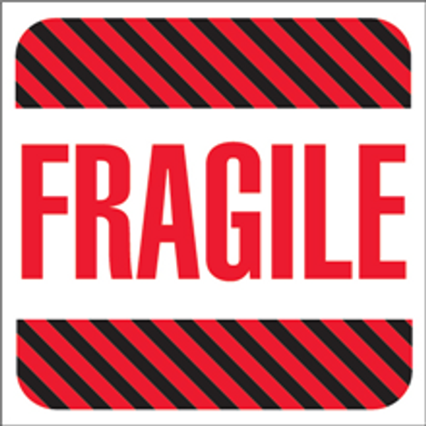 "Fragile" Shipping and Handling Labels