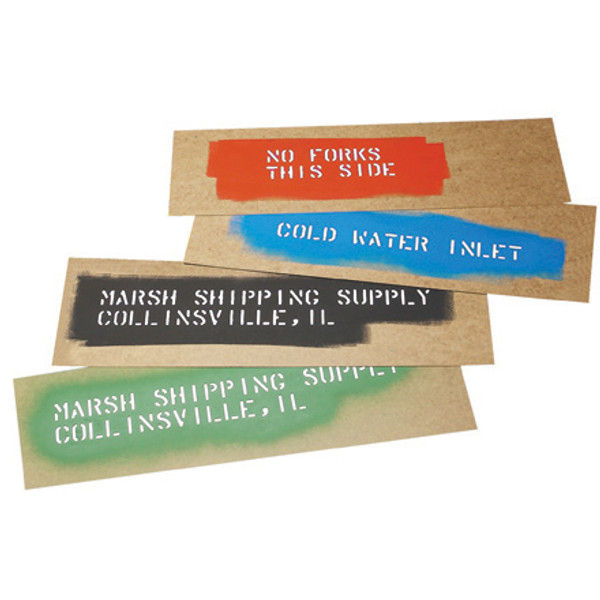 Marsh® Oil Boards, 6" x 24" Stencil Oil Boards