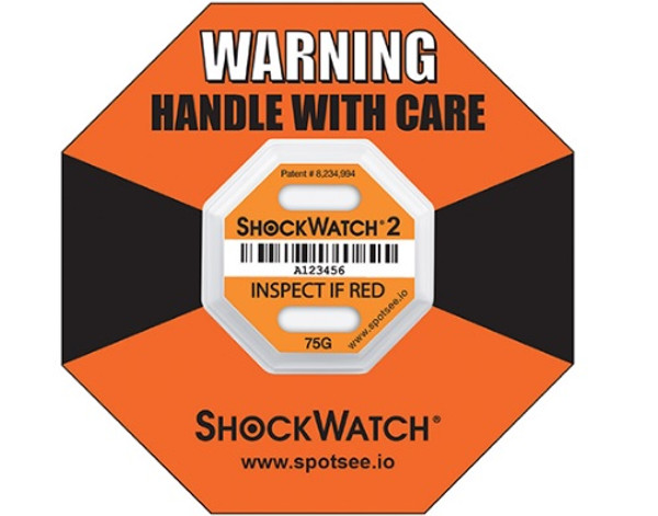 75G ShockWatch® 2 Indicators Suggested use for Electronics