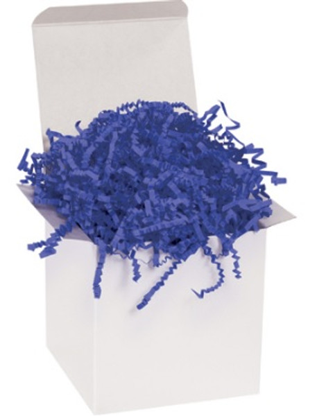 Crinkle Cut Royal Blue Void Fill Paper Shred