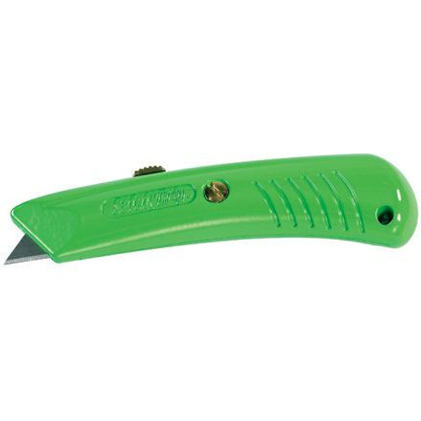 RSG-197 Safety Grip Utility Knife - Neon Green Retractable Utility Knife