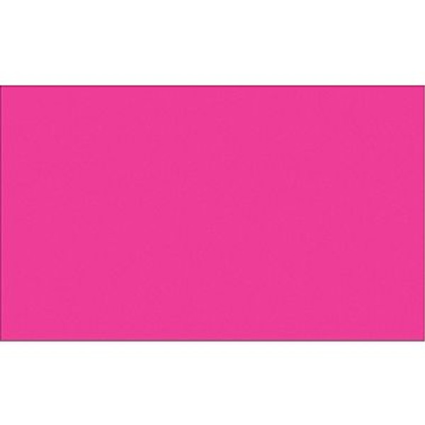 5" x 7" Fluorescent Pink Inventory Rectangle Labels