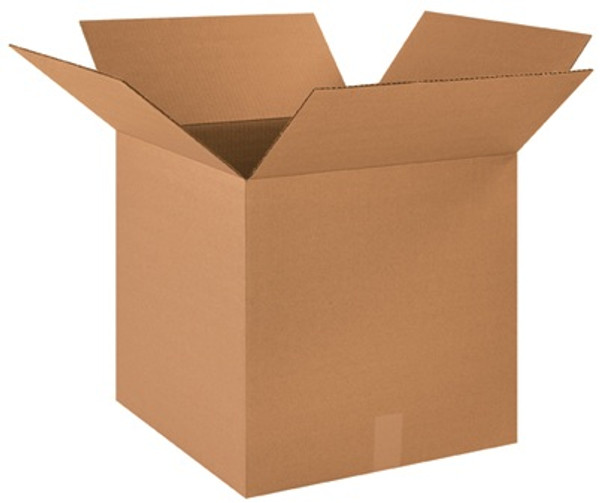 18"x18"x18" Brown Corrugated Cardboard Shipping Box