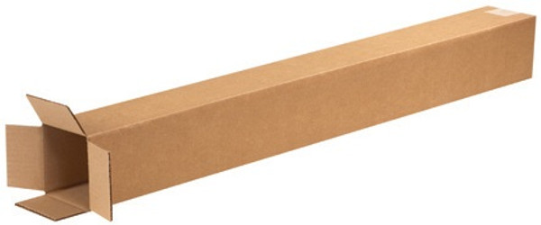 4" x 4" x 36" Brown Corrugated Cardboard Shipping Box Build-A-Bundle™ 