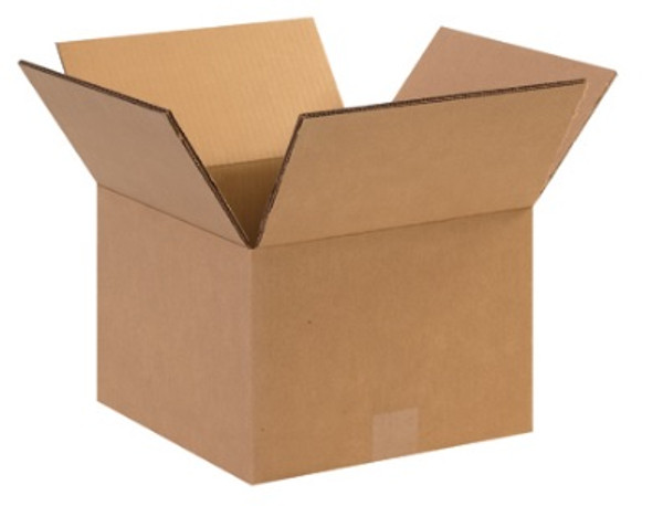 14" x 10" x 10" (DW/ECT-48) Heavy-Duty Double Wall Kraft Corrugated Cardboard Shipping Boxes