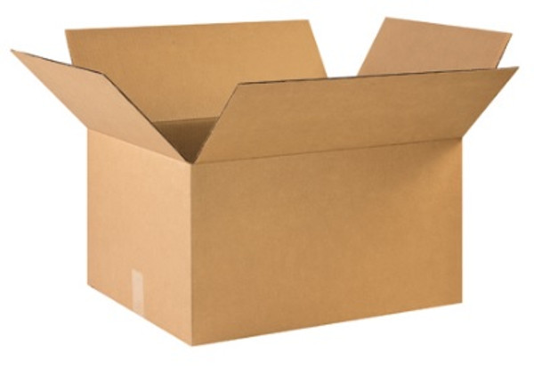 22" x 16" x 12" (ECT-32) Kraft Corrugated Cardboard Shipping Boxes