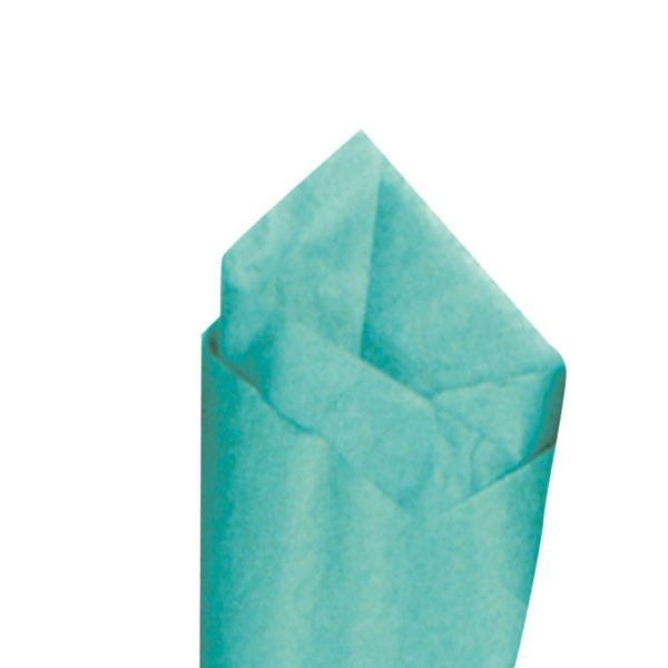 Aquamarine (Blue) Color Wrapping and Tissue Paper, Quire Folded