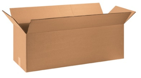 36" x 8" x 8" (DW/ECT-48) Heavy-Duty Double Wall Kraft Corrugated Cardboard Shipping Boxes