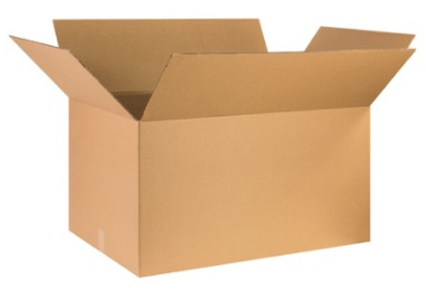 36" x 24" x 18" (ECT-32) Kraft Corrugated Cardboard Shipping Boxes