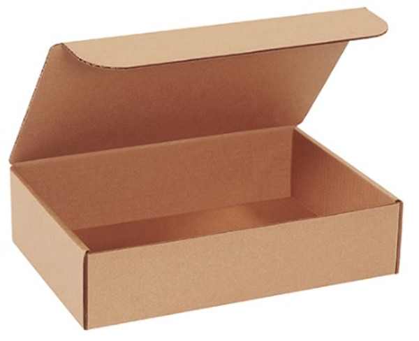 12" x 8" x 3" (200#/ECT-32-B) Kraft Literature Corrugated Cardboard Mailers