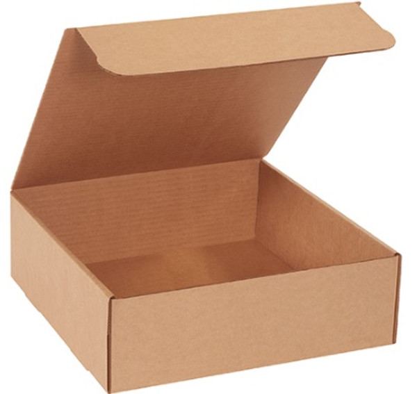 12" x 12" x 4" (200#/ECT-32-B) Kraft Literature Corrugated Cardboard Mailers