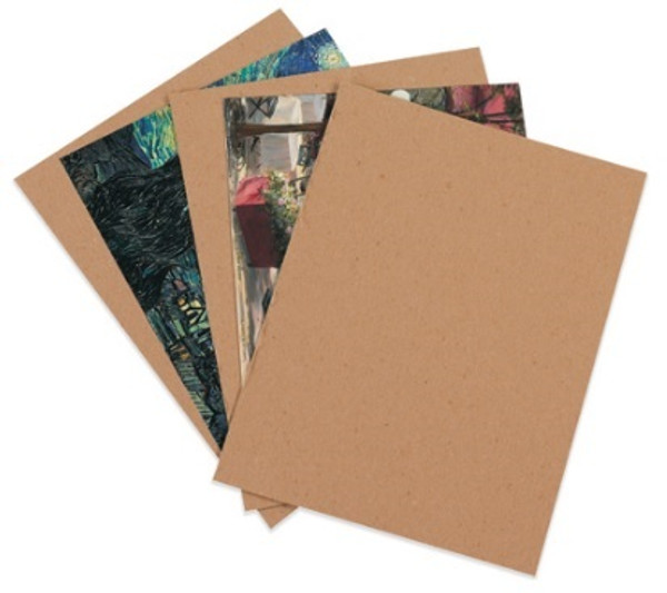 12" x 24"Kraft Fibreboard Chipboard Pads 0.022 Thickness