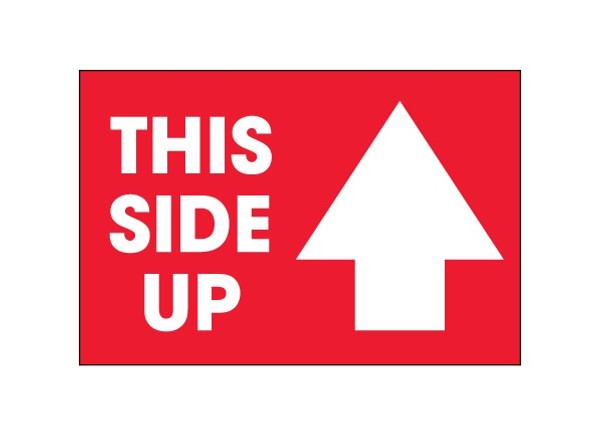 "This Side Up" Arrow Shipping and Handling Labels