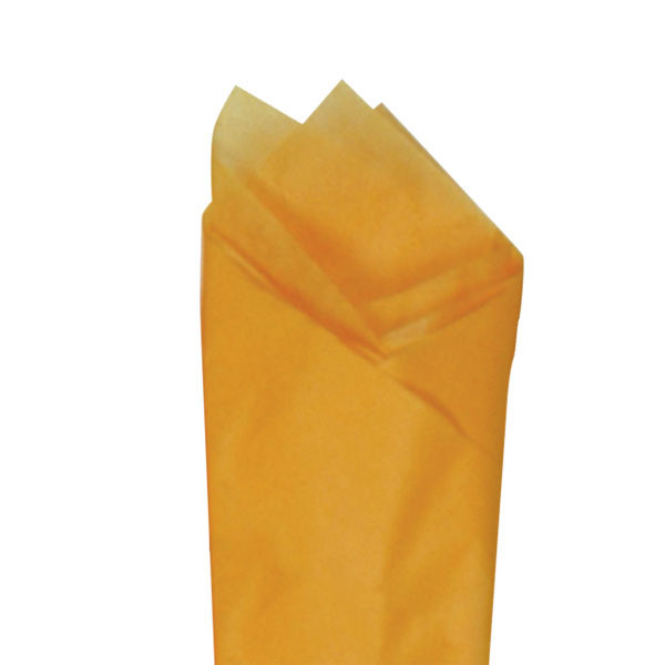 Apricot Color Wrapping and Tissue Paper, Quire Folded