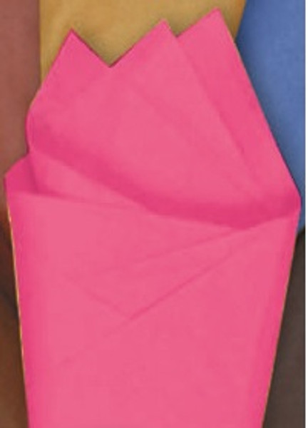 Flamingo Pink Color Wrapping and Tissue Paper, Quire Folded