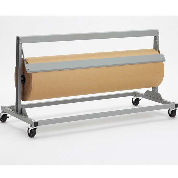 Mobile Kraft Paper Dispenser Cutter with Straight Edge