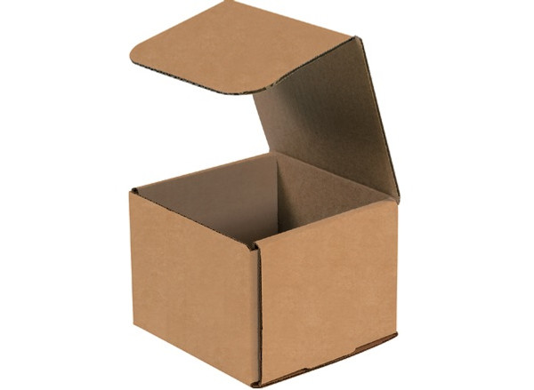 5" x 4" x 2" (ECT-32-B) Kraft Corrugated Cardboard Mailers