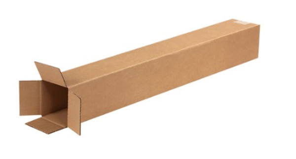 4" x 4" x 32" (ECT-32) Tall Kraft Corrugated Cardboard Shipping Boxes