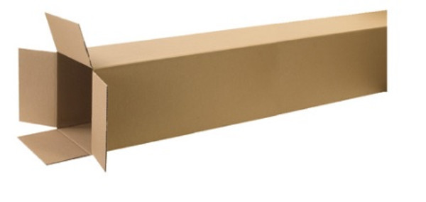 10" x 10" x 72" (ECT-32) Tall Kraft Corrugated Cardboard Shipping Boxes