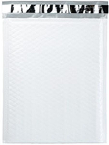 Size #7 14.25"x19" White Poly Bubble Mailer with Peel-N-Seal