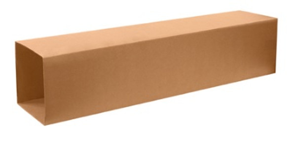 12" x 12" x 72" (ECT-32) Telescoping Inner Kraft Corrugated Cardboard Shipping Boxes